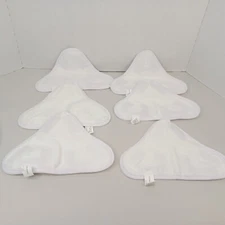 (H2O H20 X5) 6 Pack Washable Microfibre Steam Mop Pads Floor Replacement Pads Co