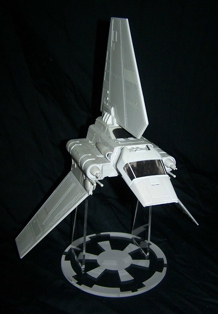 acrylic display stand for Star Wars Micro Galaxy Imperial Shuttle