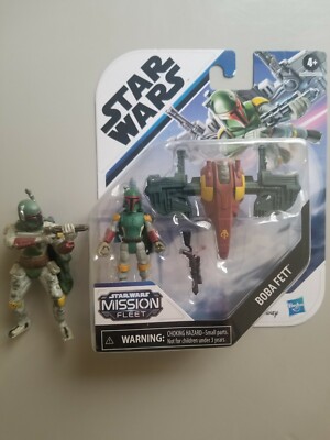 Boba Fett 2 Lot Includes Star Wars Mission Fleet & 2007 Disney Store Exclusive