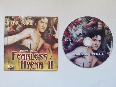 DVD Película ''Fearless Hyena II'' Hiena salvaje II con Jackie Chan 1983 Cartón