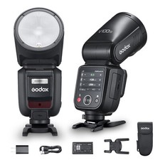 US Godox V100S TTL 2.4G HSS Round Head Camera Flash Light Speedlite for Sony