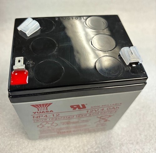 GENUINE - YUASA NP4-12 (12V) (4Ah) Battery - Picture 2 of 3