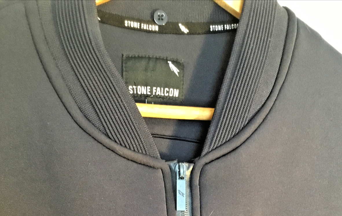 Stone Falcon Men's Navy Bomber Large | eBay