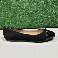 Kelly & Katie Flats Womens 7 M Black Shoes Slip On Fabric Upper Casual Work