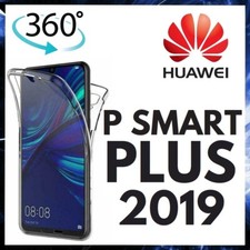 FUNDA para HUAWEI P SMART PLUS 2019 TRANSPARENTE TPU SILICONA TRANSPARENTE 360 FUNDA TELÉFONO