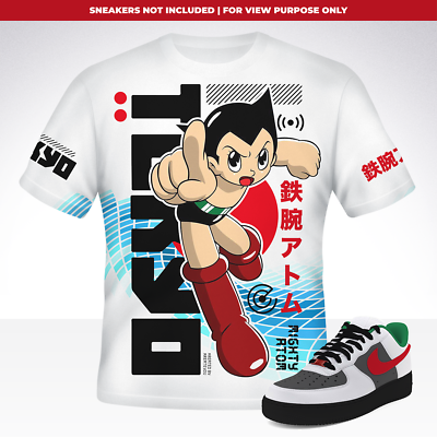 Astro Boy Tokyo All Over Print Men's Crew Neck T-Shirt All Sizes
