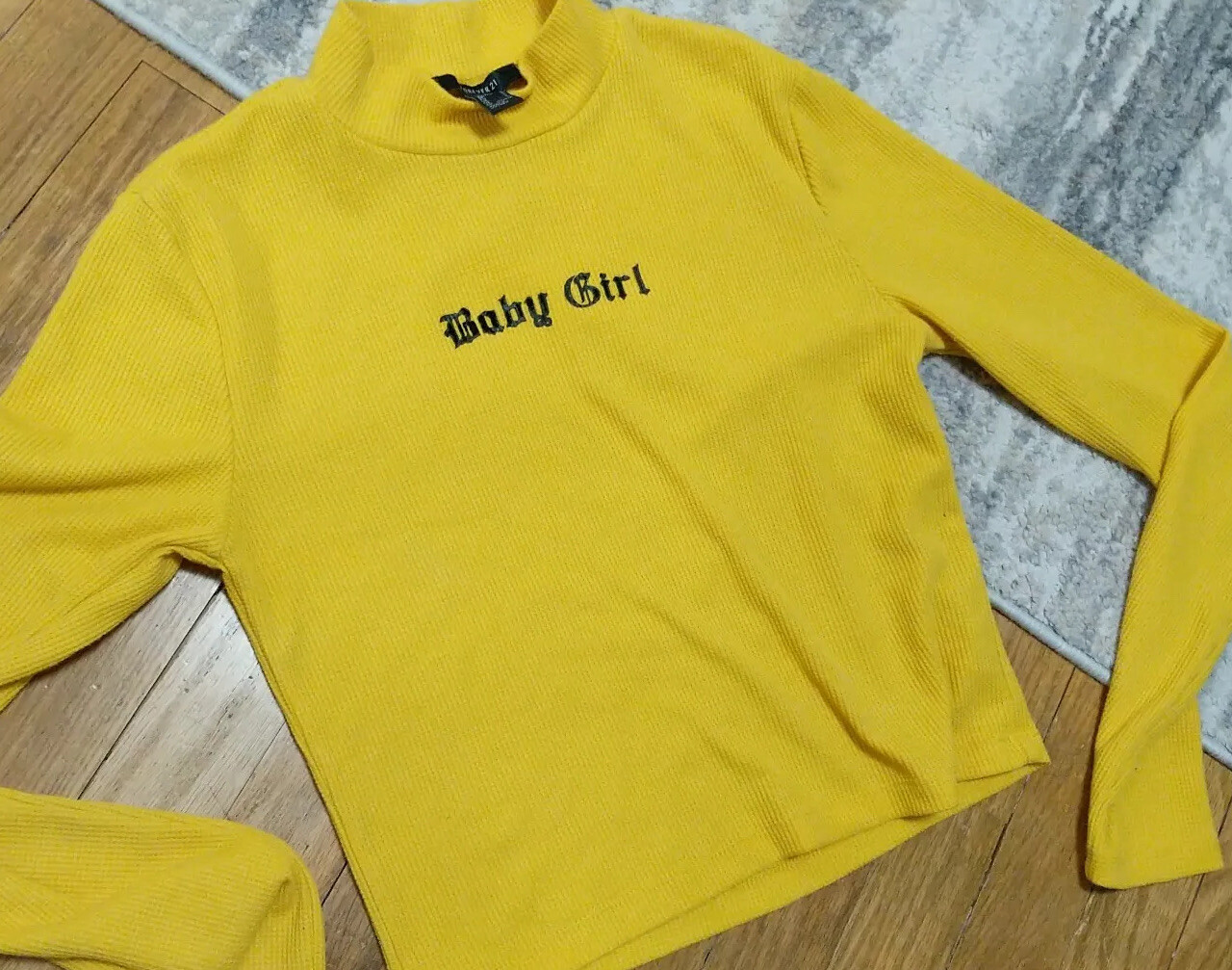 forever 21 baby girl crop top