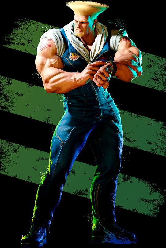 Street Fighter Guile Poster Wall Art Decor Photo Prints 16x24, 20x30, 24x36