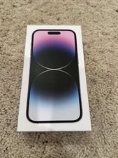 Apple  iPhone 14 Pro Deep Purple 128GB EMPTY RETAIL BOX ONLY