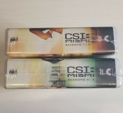 CSI: Miami Seasons 1-6 (DVD) both factory sealed ◇ Buy 2 Get 1