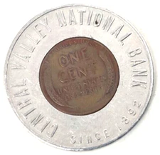 Central Valley National Bank Encased Coin