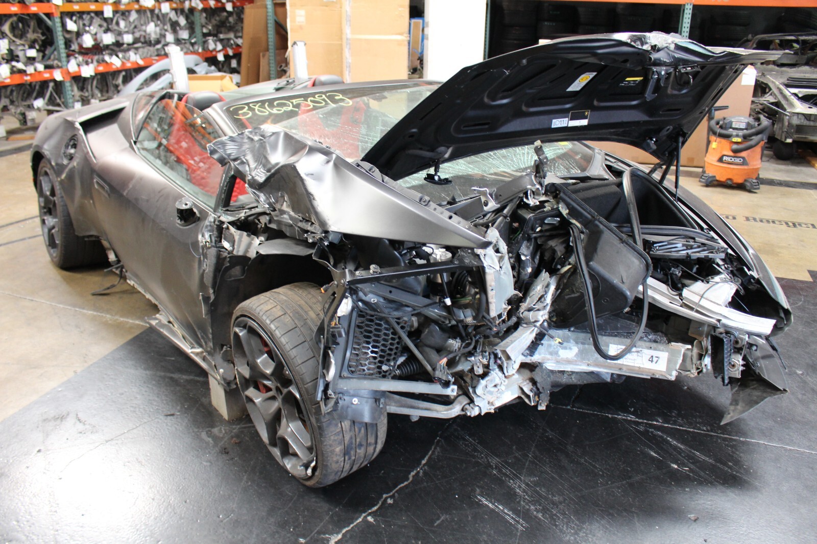 Lamborghini Huracan, LP580, LP610, LH, CNS Side Trim Panel, Used, P/N 4T0863487