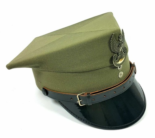 ORIGINAL MILITARY NCO OFFICER VISOR HAT 