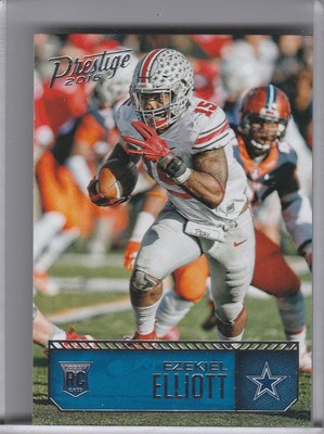 2016 PANINI PRESTIGE #217 EZEKIEL ELLIOTT ROOKIE RC DALLAS COWBOYS 1157 