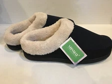 Vonmay Men Black Blue Size X-Large 13 14 NEW Hard Bottom Slipper