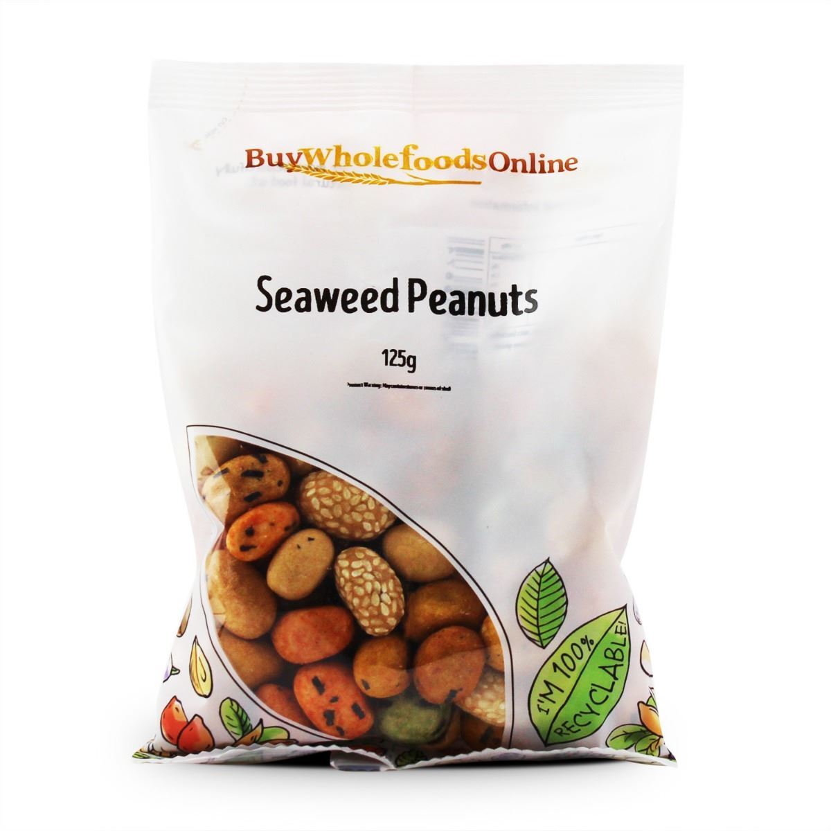 Seaweed Peanuts 125g | BWFO | Free UK Mainland P&P