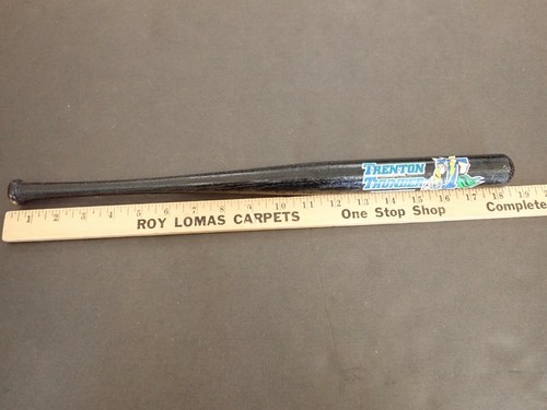 VINTAGE 2002 TRENTON THUNDER MINI SOUVENIR WOODEN BASEBALL BAT 18" - Picture 20 of 23