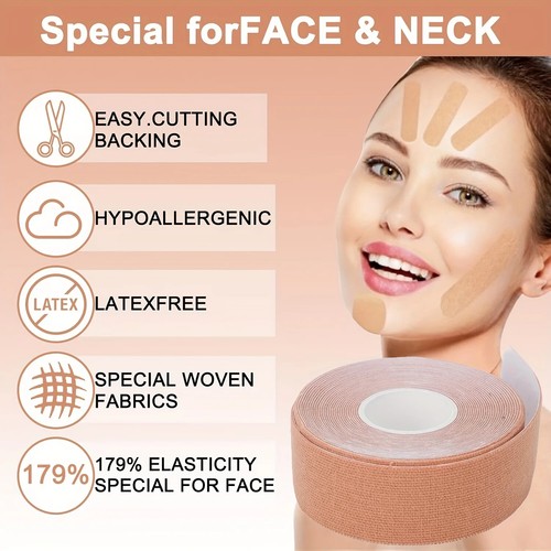 Face Neck Wrinkle Removal Tape Smooth Multipurpose High Elasticity Face Stickers - Picture 8 of 33