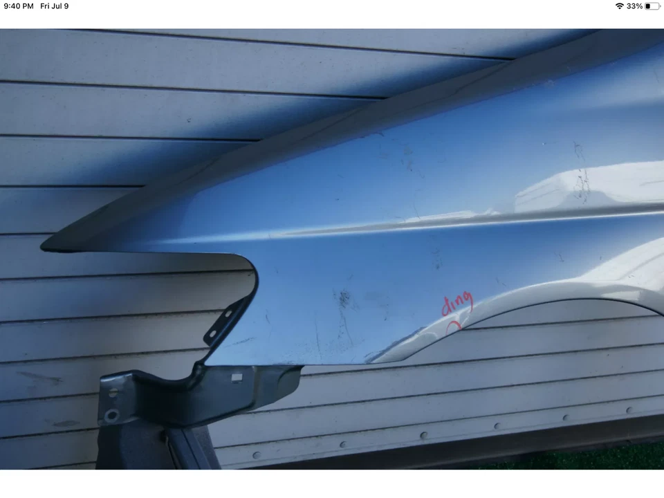 Guardabarros delantero izquierdo honda odyssey 1999 2004 fabricante original 2000 2001 2002 con abolladuras Foto 2 de 4