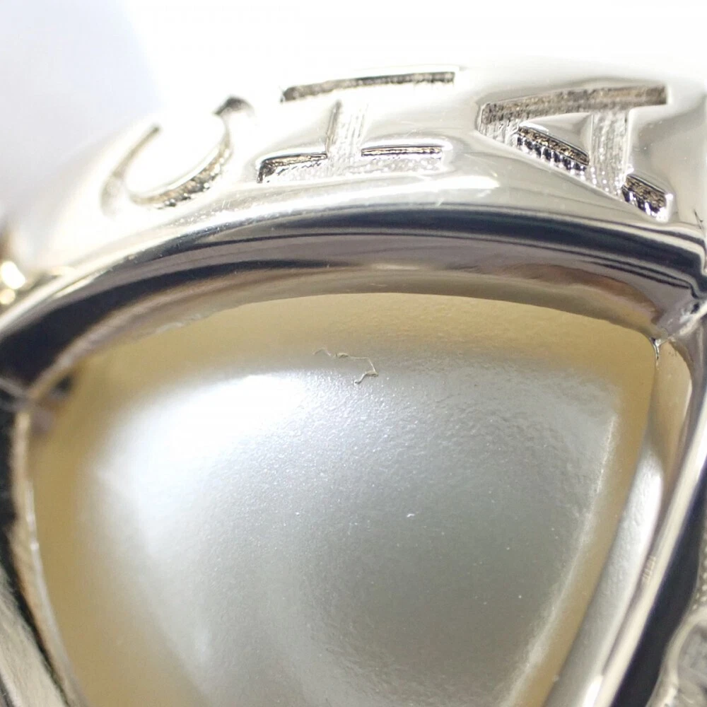 Collana CHANEL motivo sfera ciondolo metallo perla colore oro donna logo CC cocomark