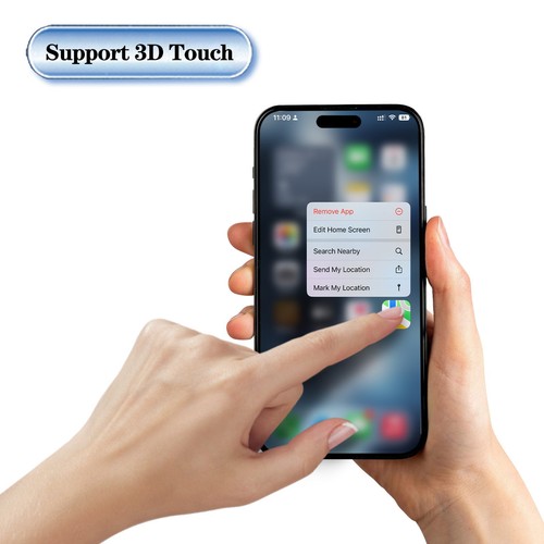 Zestaw wyświetlacza do iPhone 13 Pro LCD OLED Retina Full HD Ekran dotykowy 3D - Zdjęcie 7 z 9