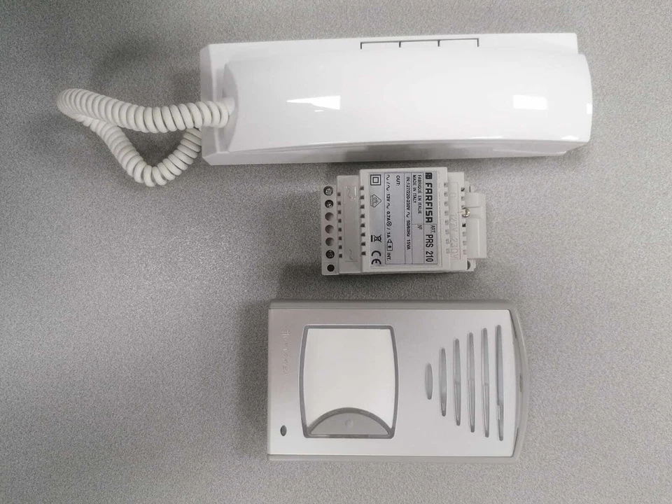 KIT CITOFONO FARFISA AUDIO MONOFAMILIARE 1CKSD 2 FILI(1+1) - Immagine 3 di 4