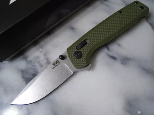 SOG Terminus XR Ball Bearing Open Pocket Knife Cryo D2 OD G10 TM1022-BX 7" OA 