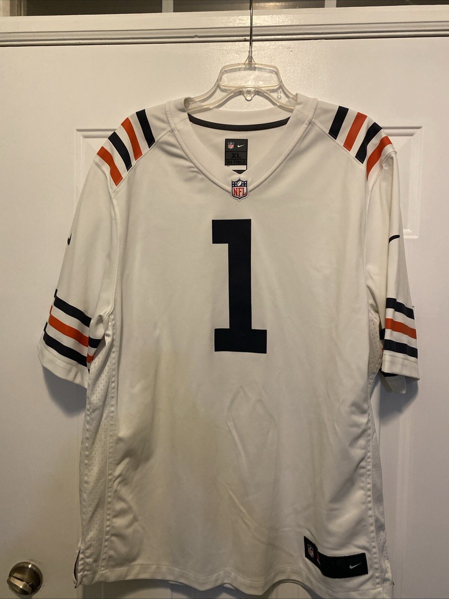 Justin Fields White Chicago Bears Shirt Shop Justin Fields Chicago