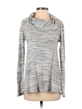 Anthropologie Saturday Sunday Gray Cowl Neck Knit Sweater Tunic Womens XS