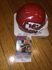 DAMIEN WILLIAMS Signed KANSAS CITY CHIEFS HELMET RUNNING BACK SUPER BOWL JSA 2