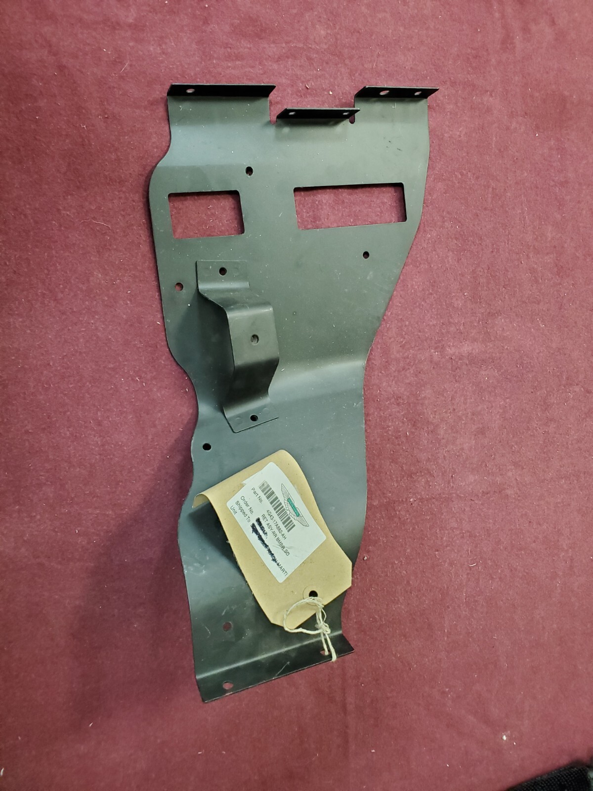 ASTON MARTIN LEFT REAR BUMPER BRACKET PART # 4G43-17A882-AH OEM NEW