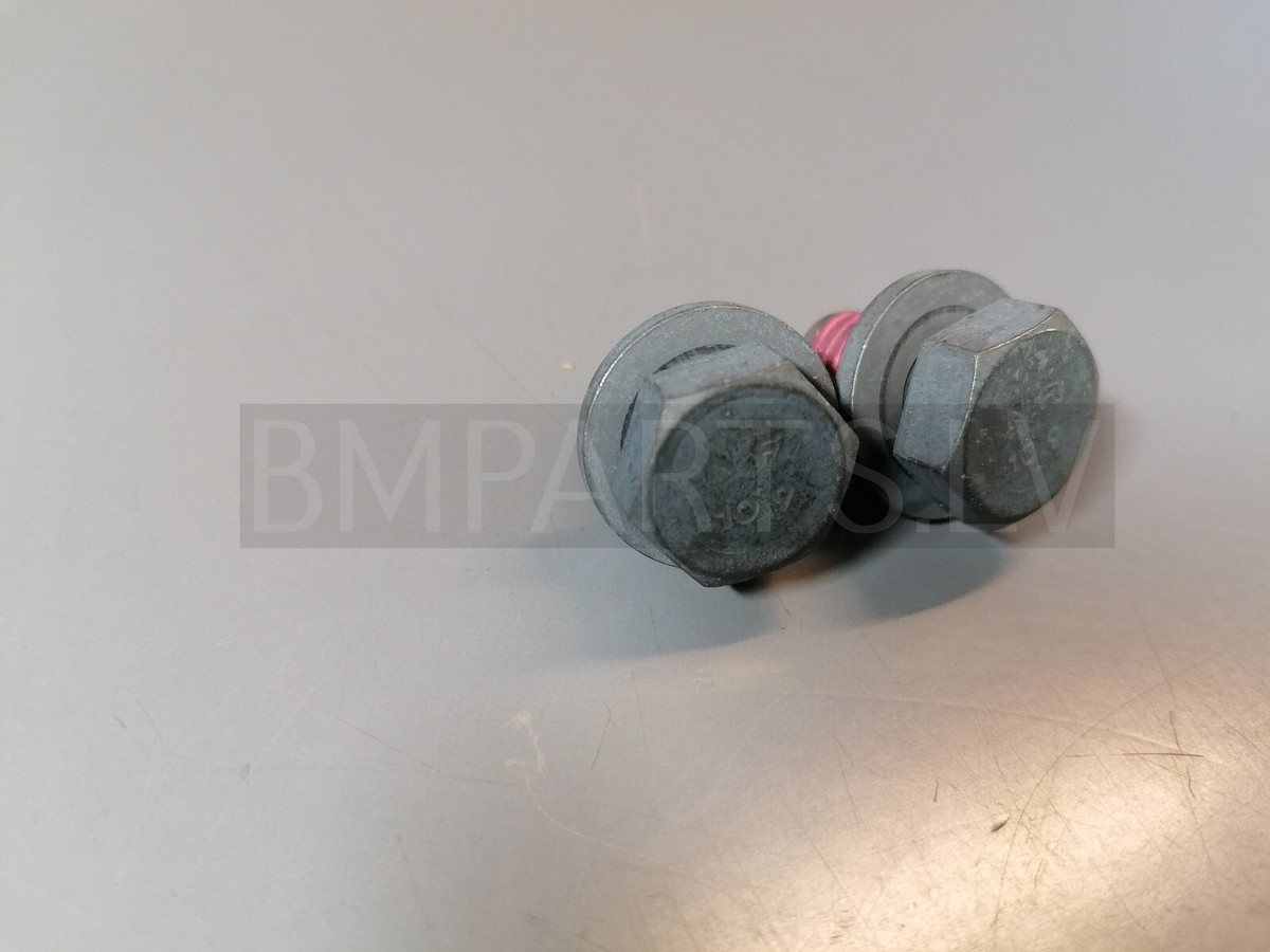 2x NEW GENUINE BMW E36 E34 E85 E86 HEX BOLT WITH WASHER FRONT 