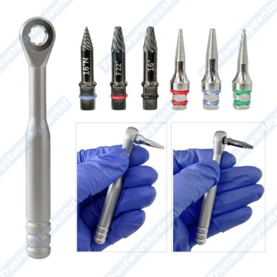 Dental Broken Implants Pick Up Screw Wrench Extractor Failed Fixture Remove SOS