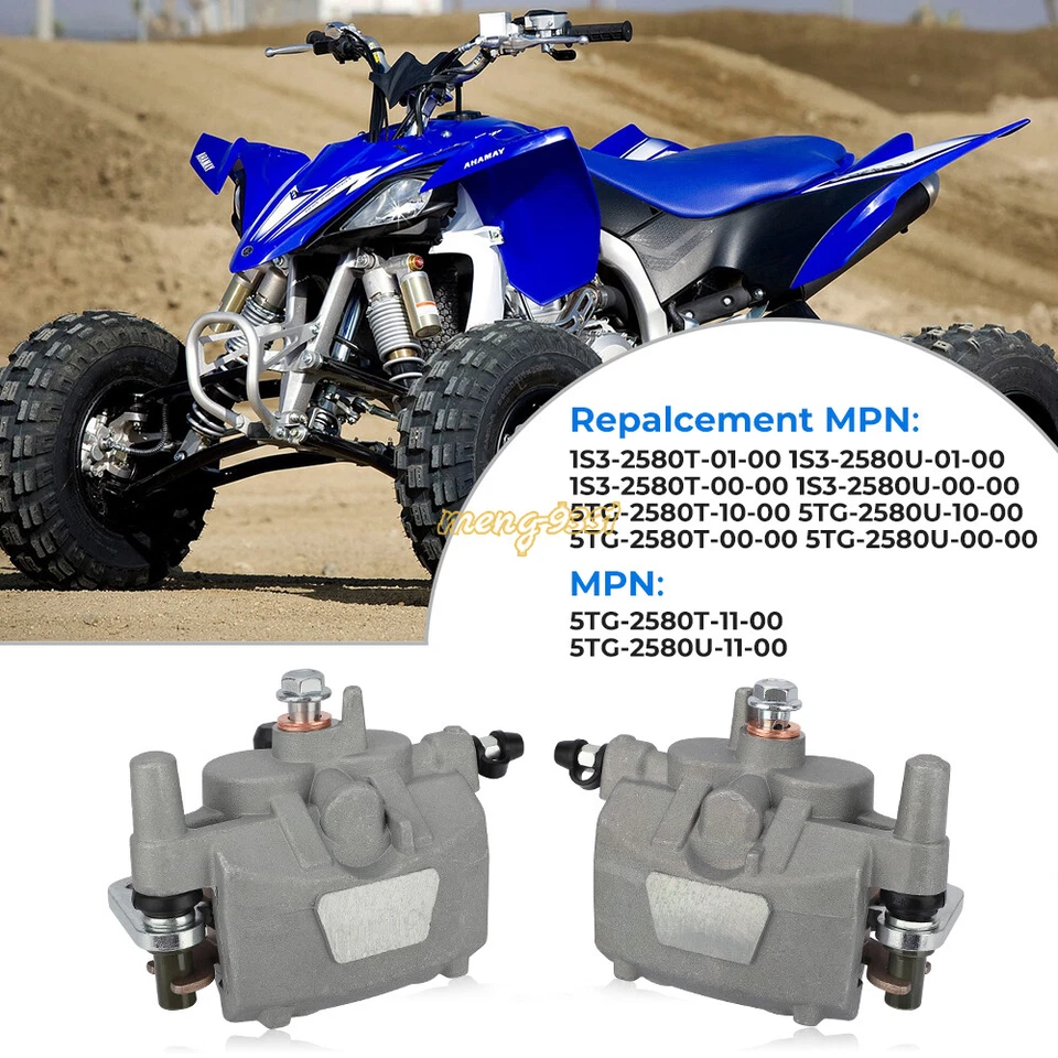 Pinzas y pastillas de freno delanteras para Yamaha YFZ450 YFZ450R YFZ450X 2004 2005-2020 Foto 3 de 4