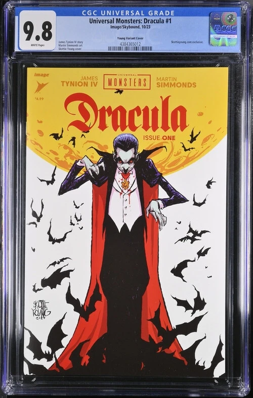 Universal Monsters: Dracula #1 Skottie Young Variant CGC 9.8 - Image 3 of 4