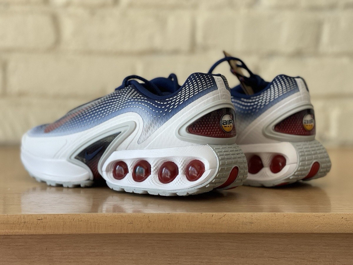 Nike Air Max DN USA Olympics Men Size 8.5 White Blue Metallic