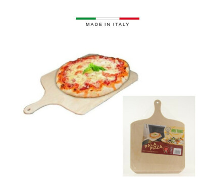 PALA FORNO IN LEGNO PER PIZZA cm. 40X29 CON MANICO CORTO INFORNARE PIZZE |  eBay