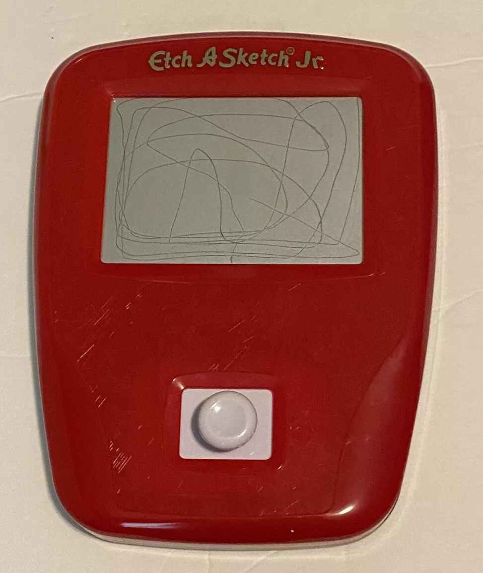 Etch A Sketch Jr. Joystick Easily Draw Lines Loops and Circles Kids Can  Hold