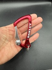 Oakley Large Carabiner Keychain Red Chrome