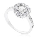Bella Birthstone Engagement Ring in Clear Size 10 — photo 2