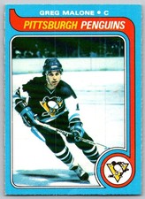1979-80 O-Pee-Chee #9 Greg Malone (ref 171595)
