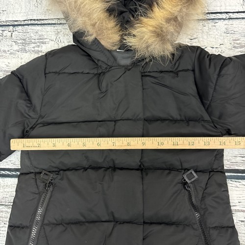 Boys Winter Warm Jacket Faux Fur Hooded Windproof Coat Outerwear EU 120 US Small - Picture 6 of 9