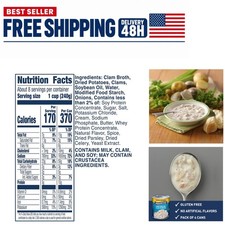 Progresso Rich & Hearty New England Clam Chowder Canned Soup, Gluten Free