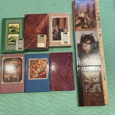 Lot Of 13 NEW Assorted Blank Books Perforated Edges Diary Journal Menu READ