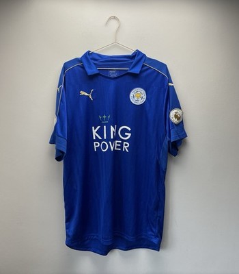 Leicester City Heim Fußballtrikot 2016 2017 - Größe XXL