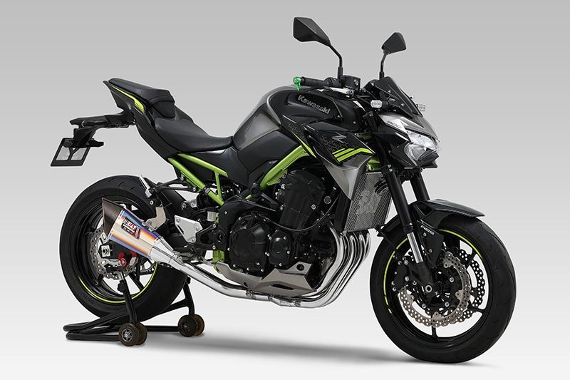 Yoshimura Exhaust Titanium Blue R-11 Slip-On Kawasaki Z900 2017