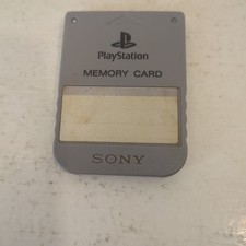 Sony PlayStation OEM Official 1 PS1 PSX Memory Card SCPH-1020 - GRAY