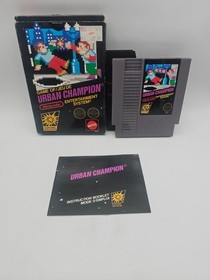 Urban Champion NES -  CIB 5 Screw Hangtab intact NICE!