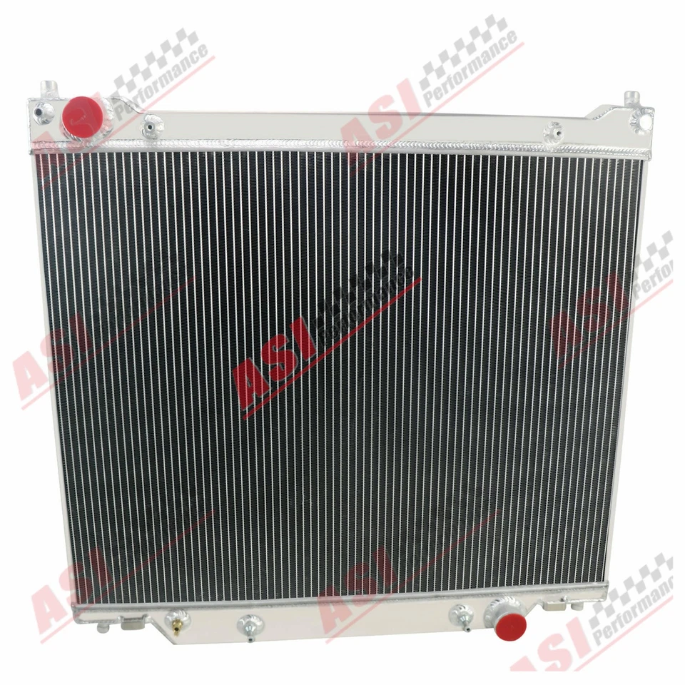 4 Row Aluminum Radiator For 1997-2014 2011 Ford E150 E250 E350 5.4L 6.8L 7.3L AT Foto 2 de 4