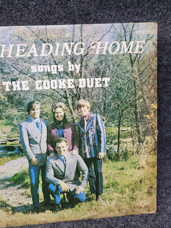 Vintage The Cooke Duet & Sons Vinyl LP I'm Heading Home Gospel Stereo Jewel - Imagem 3 de 4
